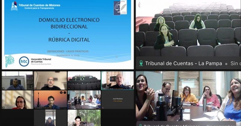 Intercambio de experiencias entre los Tribunales de Cuentas de Misiones, La Pampa y Buenos Aires